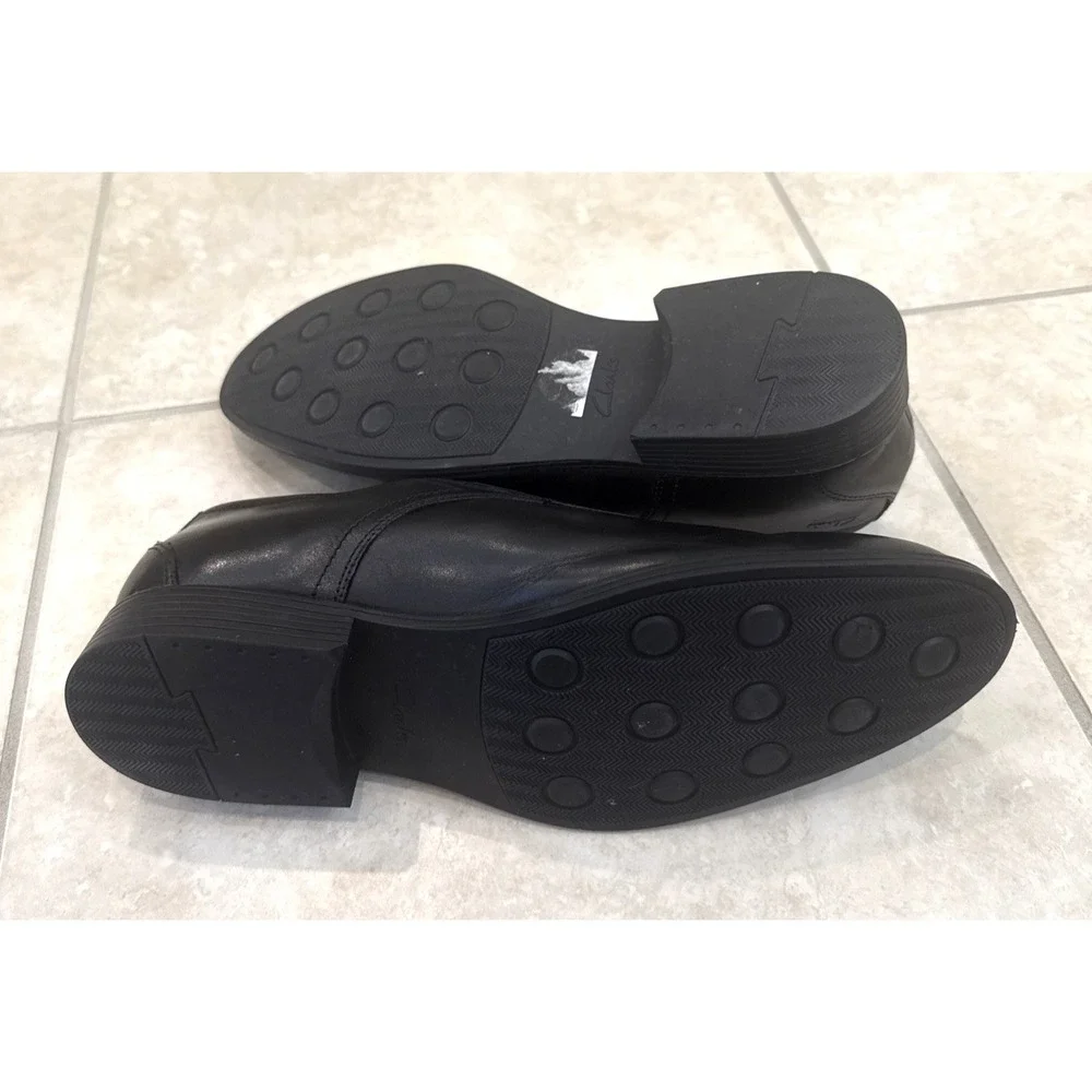 Clark Collection Men's 12 M Black Whiddon Step‎ Loafers Shoes Career Comfort